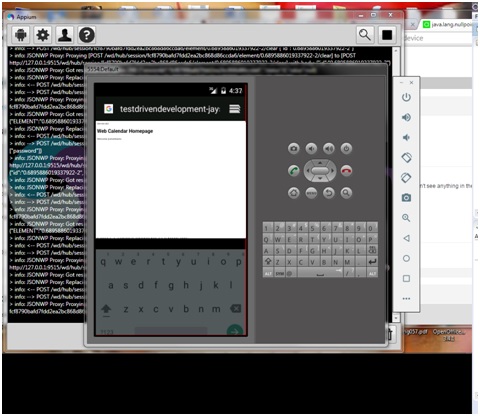 Selenium verifies page content 

in mobile
